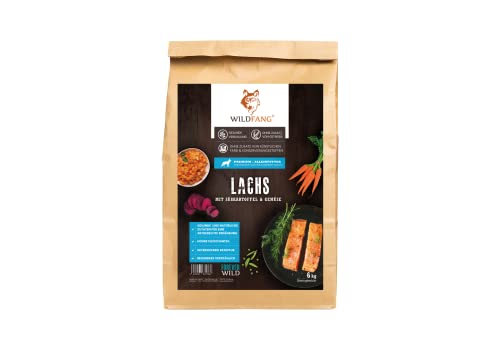 Wildfang-Dry-Dog-Food-6-kg-I-Grain-Free-Dog-Food-Salmon-with-Sweet-Potato-Vegetables-I-Junior-Puppy-Dry-Food-without-Grain-I-Dry-Food-for-Dogs-without-Artificial-Additives