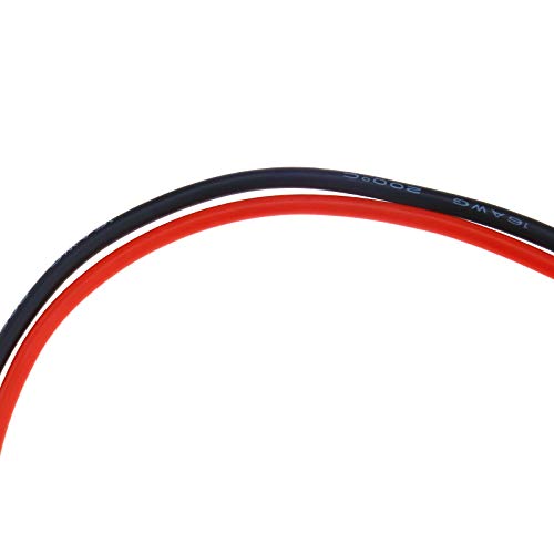 Cable con conector XT30 16AWG a Banana 4mm miniatura 3