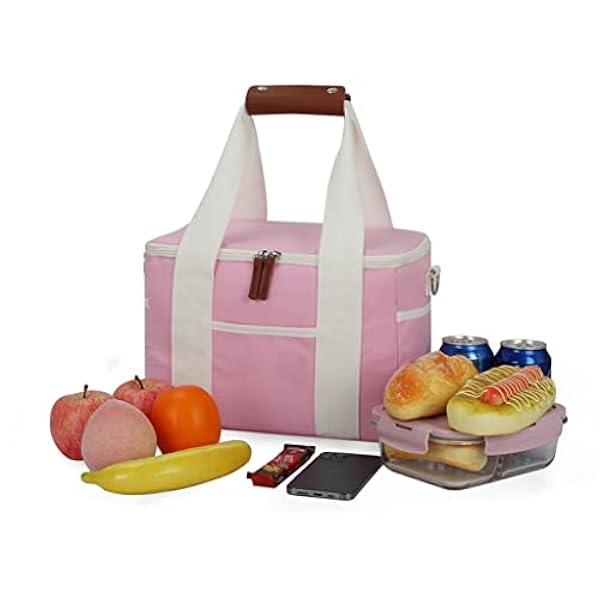 N/A Stor kapacitet utomhus isväska vattentät färskhållande picknickväska kanvas förtjockad värmebevarande kyla ute bärbar