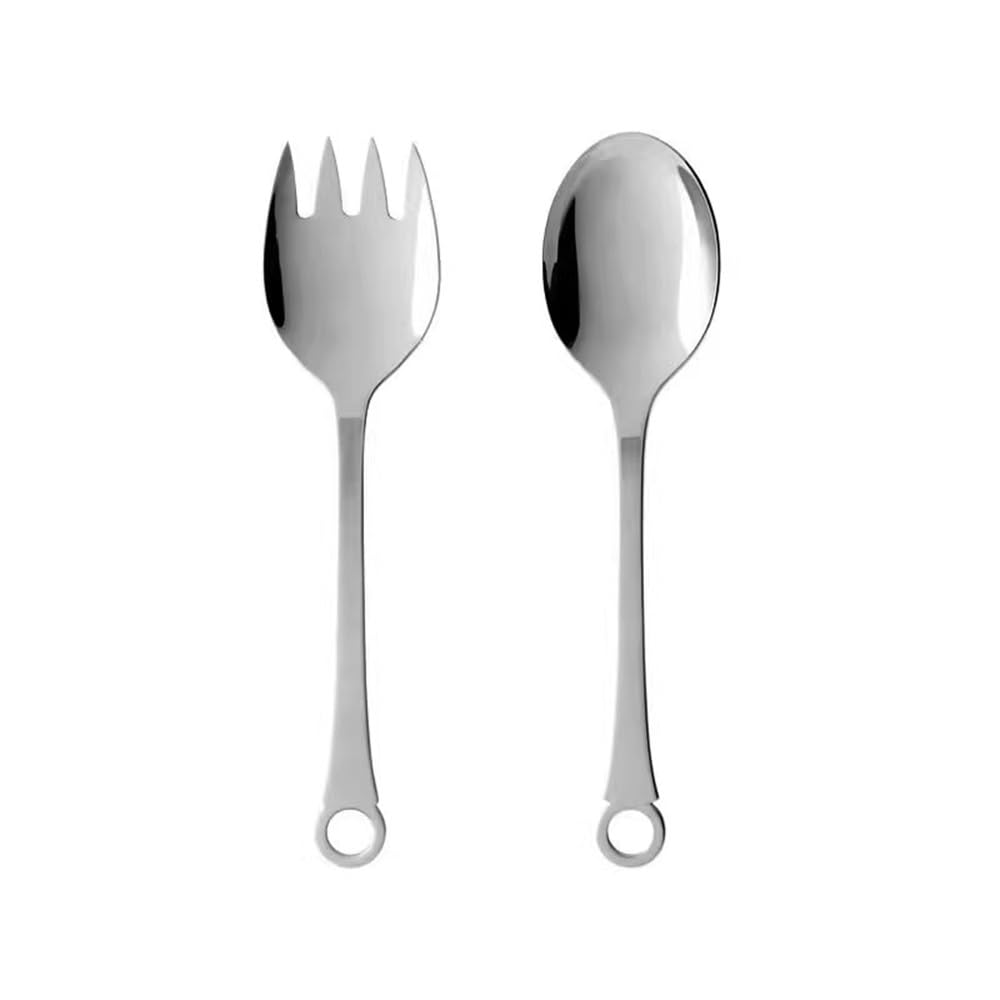 LVUNZJCA Salad Fork Spoon Portioning Cake Fork Salad Spoon Serving Set for Salad Making, Kitchen Utensil