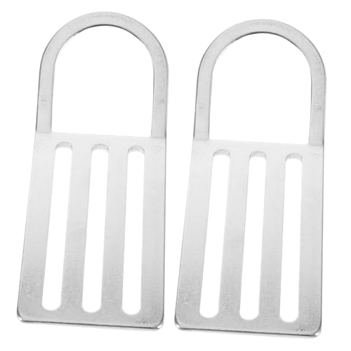 balacoo 2pcs Stainless Steel D Ring Buckle: D Ring for Scuba Diving Weight Belts - Webbing Buckle for Backpacks and Inflatable Paddle Boards