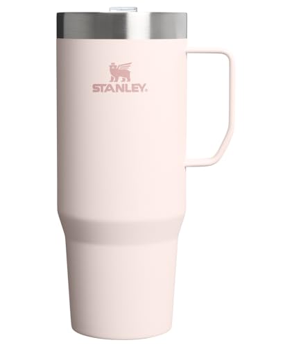 Image of STANLEY The Everyday Suburban Mug | 30 oz | Drink Through Lid | Cup for Coffee, Tea and Drinks | Insulated Stainless Steel Coffee Mug | BPA-Free | Rose Quartz
