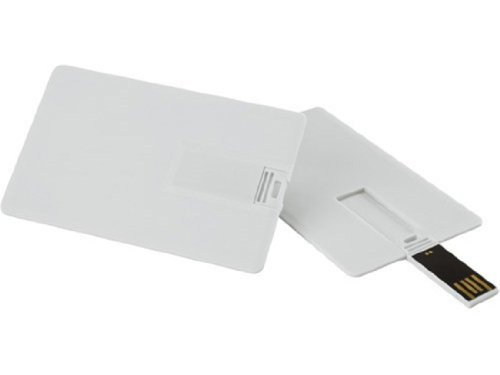 10-Pack 32GB Ultra-Thin Credit Card USB 2.0 Flash Drives - Slim White Portable Thumb Drives for Storage
