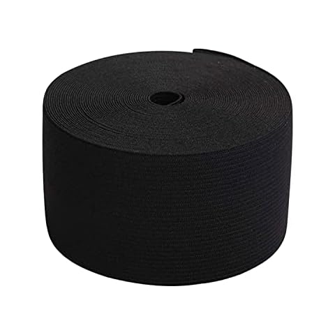 Trimming Shop 75mm Flat Elastic Band for Sewing Cover