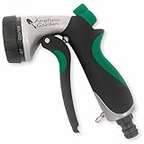 NO Leak Garden Hose Nozzle Spray Gun Heavy Duty, Metal Water Sprayer for Powerful Watering and Misting - 8 Pattern Spraying for Cleaning, Car Washes