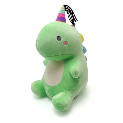 Hislovy 30CM Green Dinosaur Plush Toy Cover