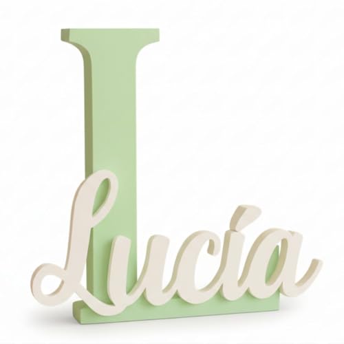 MFS MYFUTURSHOP Nombre para mesa comunion | Letras decorativas personalizadas con nombre | Decoración habitación infantil, bodas, cumpleaños, bautizos, candy bar y mesas dulces |