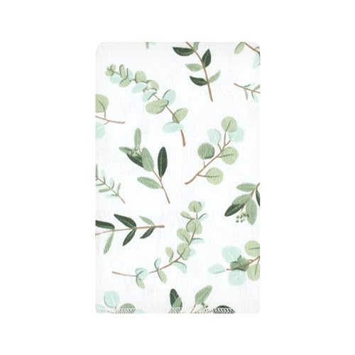 Luvable Friends Hudson Baby Flannel Burp Cloths 10pk, Sage Eucalyptus2