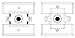Wiremold WH2051H STL FLUSH PLATE ADAPTER 2000 WHITE