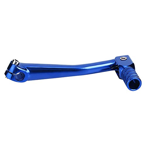 Reminnbor Levier de changement de vitesse CNC en alu um moto pliant changement de vitesse levier de changement de vitesse cessoire pour moto Dirt Bike 150x65mm(Bleu)...