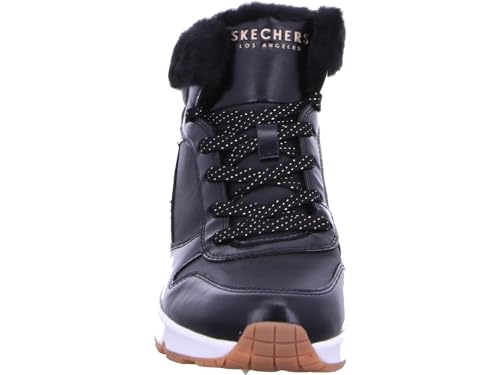 Skechers Uno - Cozy on Air 310518L-BKRG, Girl,Womens Winter Boots, Black, 31 EU