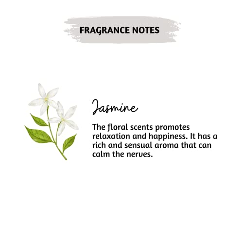 Folkulture Jasmine Incense Sticks - Pack Of 75 Insenses For A Positive Aura, Slow Burning Incense Matches - Natural And Non -Toxic, Organic And Slow Burning Inscents (Jasmine) #TOP3