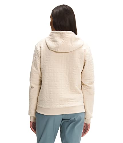 The North Face Women's Longs Peak Quilted Full Zip Hoodie, Gardenia White Heather, Medium - Image 4