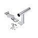 Show Chrome Accessories 41-167 Gadget Bar Face Clamp Mount