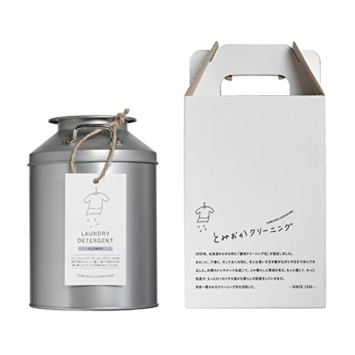 【公式】とみおかクリーニング ミルク缶ギフト・フラワー 洗濯洗剤 粉末 すすぎ1回 化粧箱入り 洗濯ギフト 洗剤ギフト