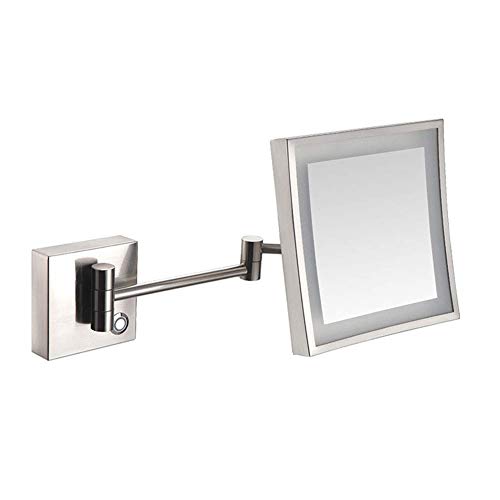 Miroir de maquillage mural pivotant à 360 degrés en finition durable CAMUTO