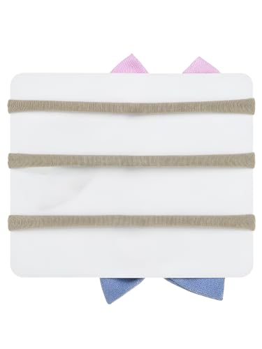 Image of POLKA TOTS Baby Hairbands for Kids Girl | Cute Stretchable Hair Bands for Baby Girls | Kids Hair Accessories | Elastic Infant Hairband | Toddler Hair Clips (Pack of 3)