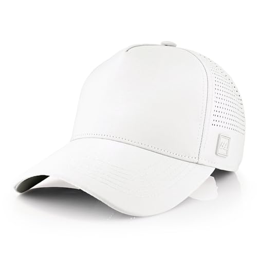 Image of CHOK.LIDS Cooling Trucker Hat Performance Cooling Mesh Back Flat Bill Hat Waterproof Dry Baseball Cap Fitted Hats for Men