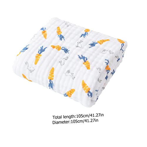 Toddmomy 1Pc Baby Gaas Badhanddoek Pluche Worp Dekens Baby Inbakeren Hooded Baby Handdoeken Baby Ontvangst Deken Hooded Badhanddoeken Voor Baby'S Baby Bad Baby Inbakeren Deken Bad Levering - Afbeelding 6