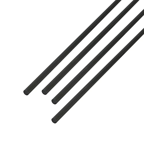 Tige en carbone 4mm de haute rigidité finition dépolie pour barre de support solide