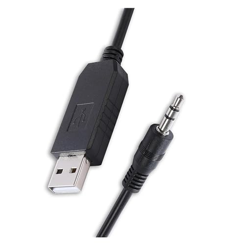 Prolific PL2303GT USB RS232 Serial to 3.5mm Stereo Plug Update Upgrade Cable for TV Ex-Link Port PC Console(1.8M)