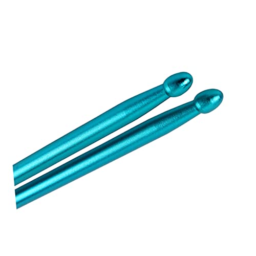 Baquetas metálicas resistentes para principiantes y profesionales, 1 par para práctica en pad de batería y mejora técnica miniatura 6
