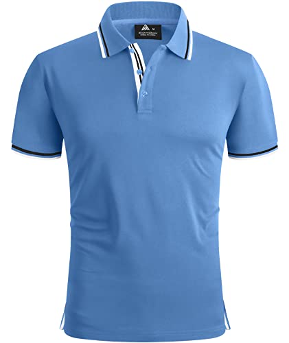 Swisswell Hombre Polo Manga Corta Transpirable Golf Tenis Polo Verano Camiseta Casual Swisswell Hombre Polo Manga Corta Transpirable Golf Tenis Polo Verano Camiseta Casual
