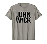 John Wick Bold Logo with Photo Action Movie T-Shirt