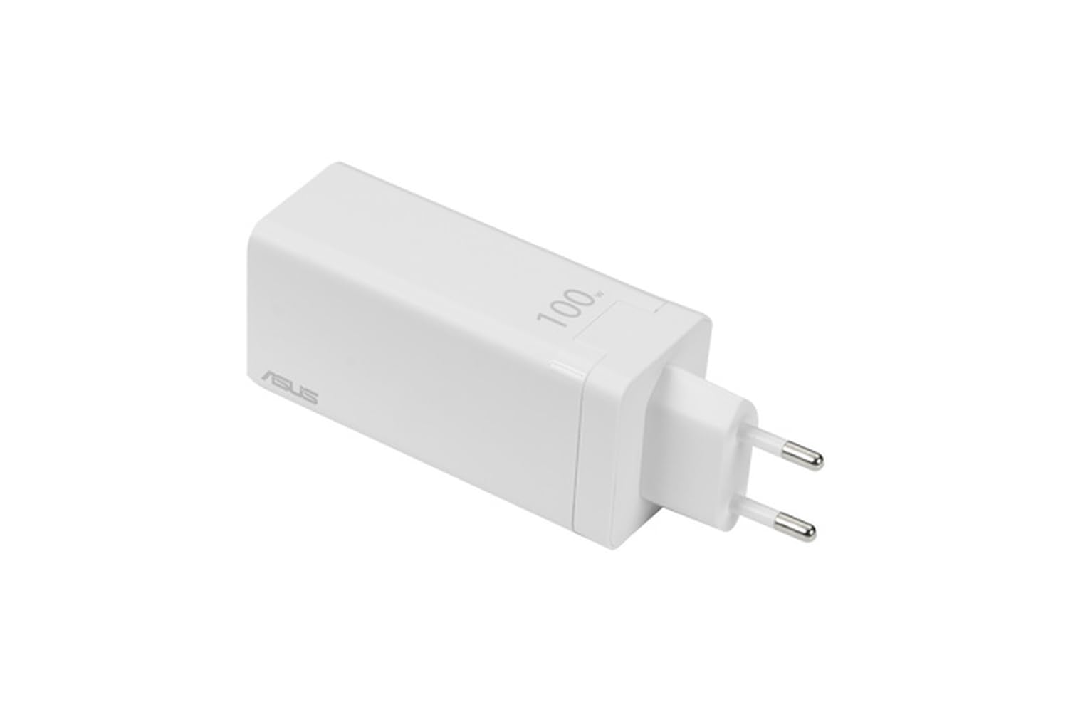 Asus 100w UsB-C Gan Charger Universale Bianco Ac Ricarica Rapida Interno (100w UsB-C Gan Charger - Universal White Ac Fast - Charging Indoor - Warran