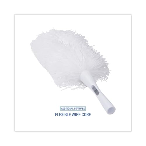 Image of Boardwalk Microfeather Duster, Microfiber Feathers, Washable, 23 inch, White