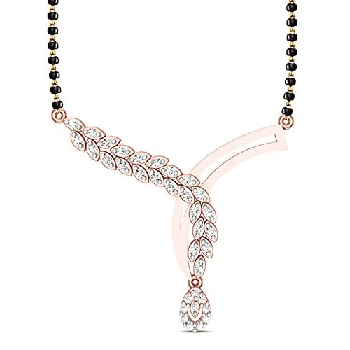 Image of DISHIS 14K Rose Gold Mangalsutra for Women