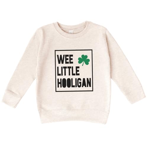 Bump and Beyond Designs Wee Little Hooligan, Toddler St. Patrick's Day Sweatshirt