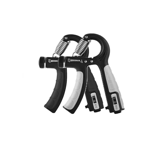 Generic 2 Set of Grip Strenght Trainer: Adjustale Hand Grip Strengthener with Resistance Ranging from 22 to 132 lbs (10 to 60 Kg), Designed for Athletes and also for everyone