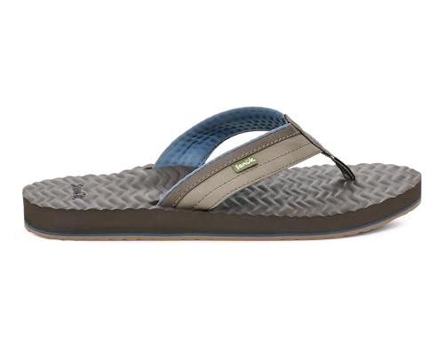 Image of Sanuk Mens Ziggy Plush | Flip Flops for Men | Mens Sandals | Beach Sandals | Supportive & Lightweight | Comfort Footbed