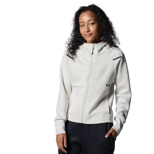 UNDER ARMOUR(アンダーアーマー) （UNDER ARMOUR） アーマーニット フルジップ フーディー 1388198 110 （ホワイト/Ｓ/Lady's）
