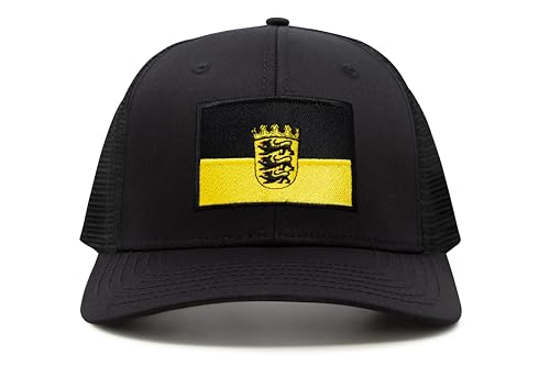 Image of International Tie State Hat for Men and Women, Adjustable Snapback Trucker Baseball Cap with Embroidered Patch