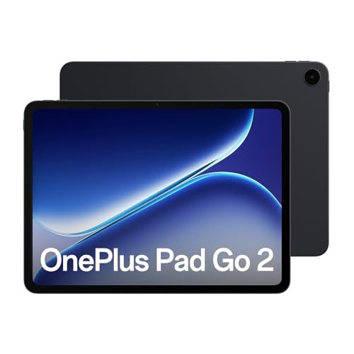 OnePlus Pad Go 2 Ite 5G 12.1-inch Tablet 256GB Storage 8GB Memory 10050mAh Battery 2.8K 120Hz 7:5 Ratio Display Wi-Fi 6 AI Features Support 33W SUPERVOOC Fast Charging Shadow Black