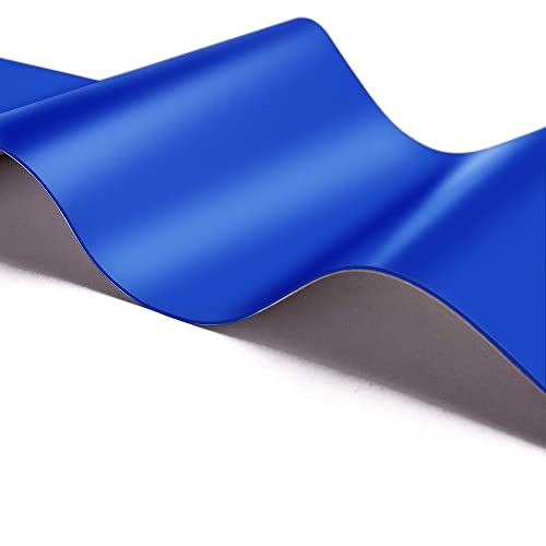 Image of Leather Repair Tape kit, 4X60 inch Patch Leather Self-Adhesive for Sofas, Couches, Car Seats, Handbags, Furniture, Drivers Seat, Jackets, First Aid Vinyl Repair kit (Blue)