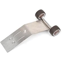 Stainless Steel Wheelie Bar Heads Up Wheel for TRAXXAS MINI MAXX Monster Truck