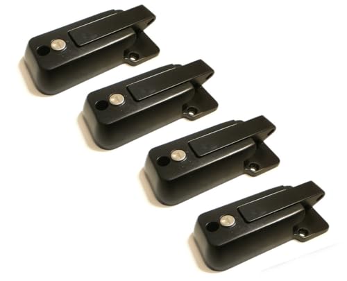 Everything for trailers, RVs and trucks and more - 4 KEYED ALIKE Black Locking Cargo Trailer For Cambar Door Latch Vise Lock For Cam bar (FS1XN-2248)