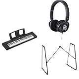 Elegance and simplicity in one: The Piaggero NP-15 is a simple and stylish digital home keyboard for beginners that combines a practical design with quality sound that can go everywhere with you Yamaha HPH-150 headphones feature an open-backed design...