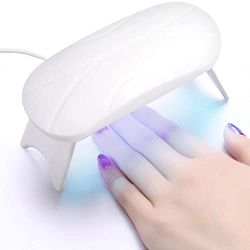 Mini Lampe UV Sèche Ongles Portable LED Lampe pour Gel Manucure - Lampe Séchoir à Ongles Professionnel Ultra Rapide pour Vernis à Ongles Semi-permanente, Machine Ongle Gel Automatique pour Gel Vernis Cover