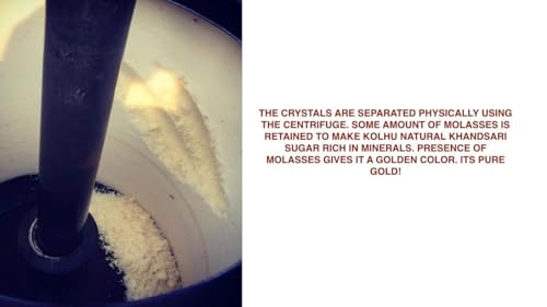 Image of Kolhu Natural Khandsari Sugar (Desi Khand) 3Kg (Pack of 3, Each 1 Kg)