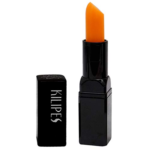 Kilipes Moisturizing Color Change Lipstick, Natural Nourishing Mood Lipstick Moisturizer Lip Gloss Balm with Vitamin E (LP001 Carotene Lipstick)