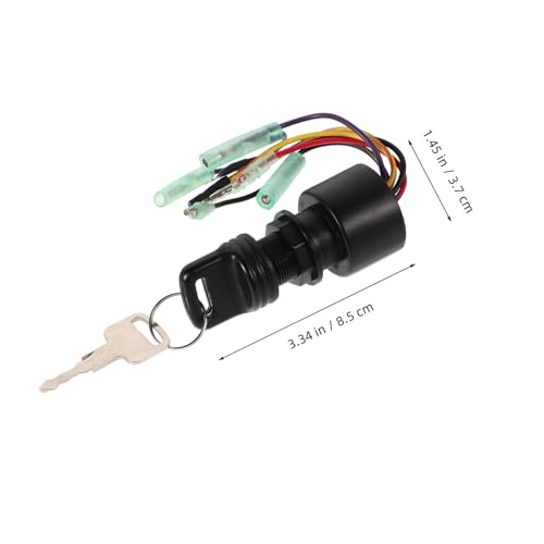 Interruptor de motor marino compatible con múltiples barcos y llave de seguridad 2