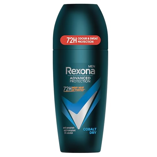 Déodorant Bille Homme Anti transpirant Cobalt Dry Rexona Men Le Roll on De 50ml - vue 5