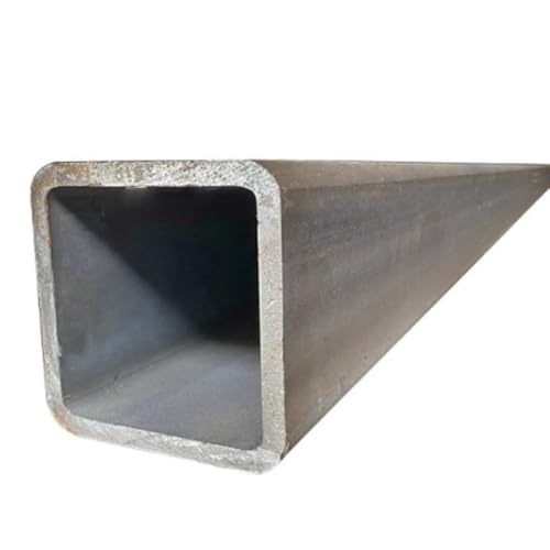 Tubo metálico rectangular, tubo recto cuadrado de acero al carbono sin soldadura, resistente a altas temperaturas, 1 unidad(100 * 40 * 40 * 4MM)