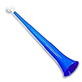 Collapsible Stadium Horn 24 Inch Vuvuzela Plastic Trumpet Horn Blow Horn Noisemakers Loud Sound Soccer Horn Cheer Horn for Sporting Events Graduation Games School Party Supplies Favors Accessories