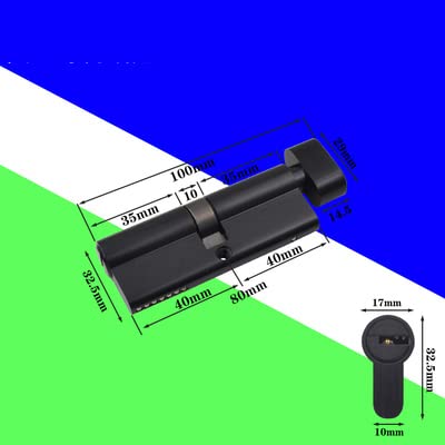 wkładka zamka, Całkowicie mosiężny zamek bębenkowy Cylinder okna drzwi Salon Zamek Klamka Dostosowany(80mm)