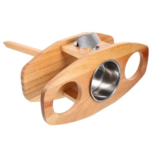 Mipcase 1 Pieza Vino Portátil para Picnic Práctica de Exterior para Almacenamiento de Vino y Comida Color Natural